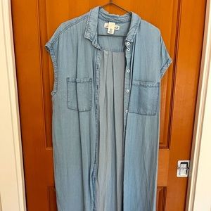 Jean dress, brand new never worn, size 10